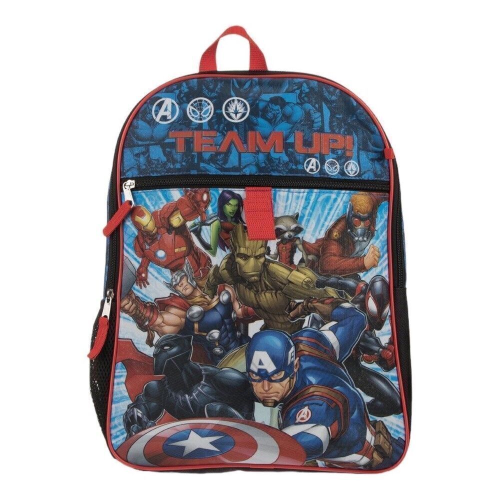 Bioworld Backpack Avengers 5 Piece Backpack Set - Picture 5 of 6